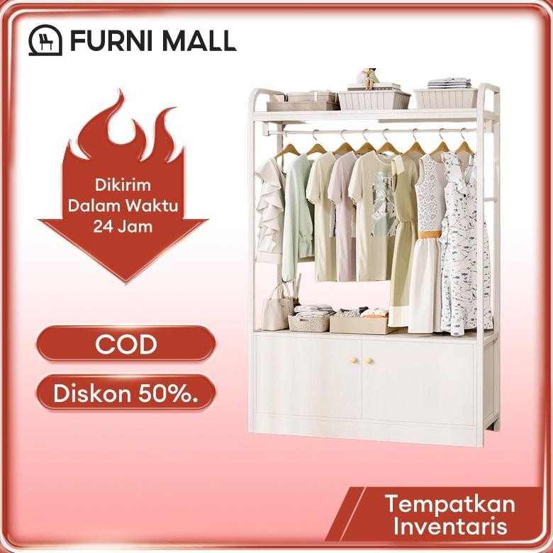 Gantungan anti debu serbaguna, lemari sepatu, tas pakaian, gantungan, rak penyimpanan Lemari Baju Mi