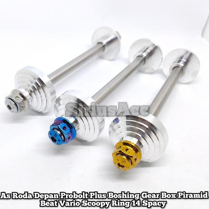 READY AS RODA DEPAN + BOSHING GEAR BOX PIRAMID BEAT VARIO SCOOPY KARBU