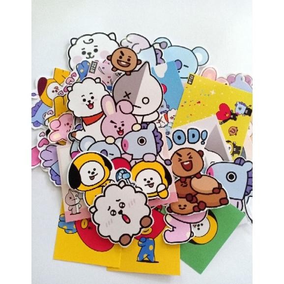 

(Isi 70pcs)My StiCute sticker BT--21 karakter-NEW NEW
