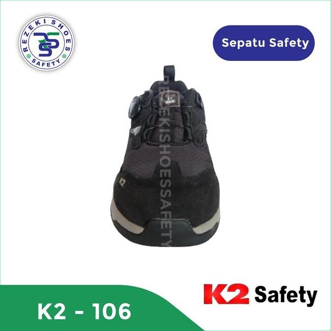 new  Sepatu Safety K2 106 BOA Navy - Sepatu Sport Safety K2-106 BOA Navy