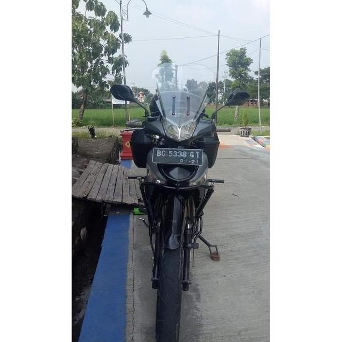 BRACKET VISOR WINDSHIELD BRAKET VISOR HELM IN SUPRA X 125 murah