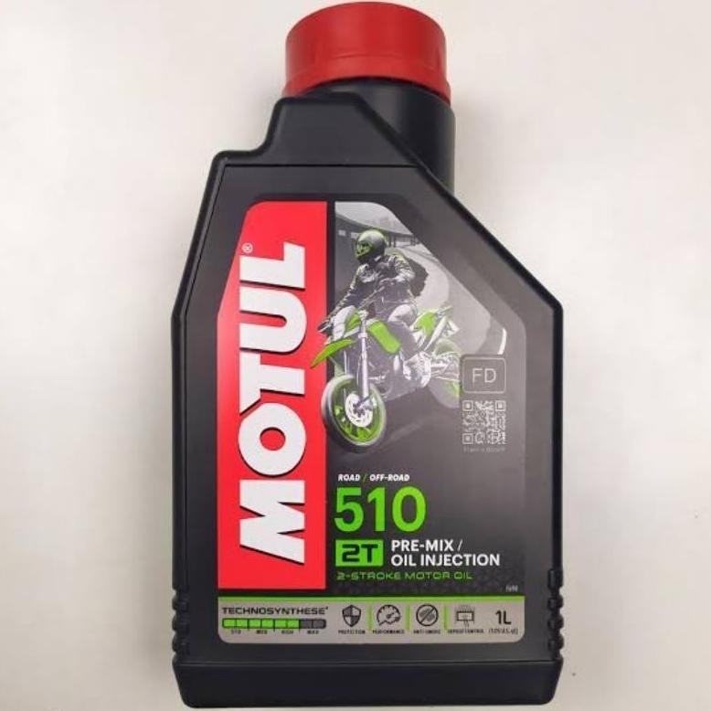Oli motul 510 2T oli samg motul 1Liter orinal 2 tak olsam motor