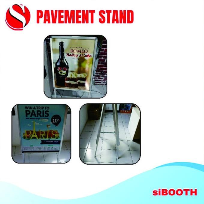 

ready stock !!! standing display promosi