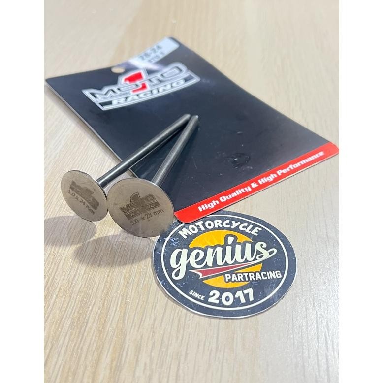 Klep Moto 1 - Payung Klep Racing 28-24 Batang 5 MM Original