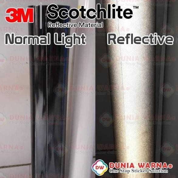 new  3M SCOTCHLITE 680-85 BLACK Reflective Graphic Film 60CM Stiker METERAN