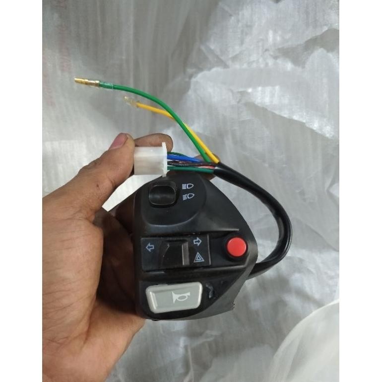 saklar kiri hazard pass beem yamaha mio j m3 xeon gt orinal minda switch holder lh