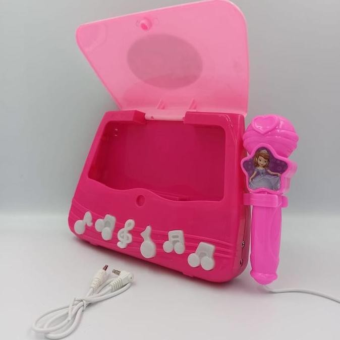 MAINAN ANAK PEREMPUAN MICROPHONE MUSIC BAG SOFIA TAS KOPER MIC
