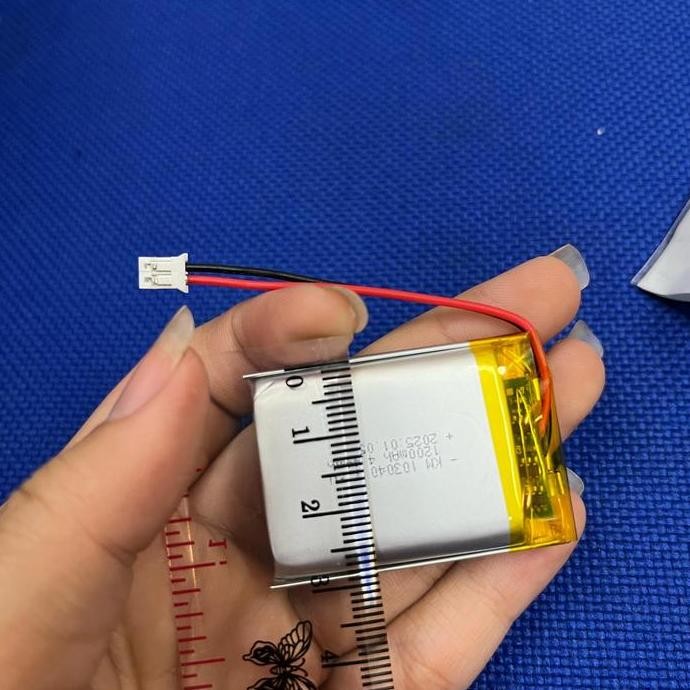 Baterai Lithium Polymer KM103040/1200 mAh 3,7Volt 4.44wh murah
