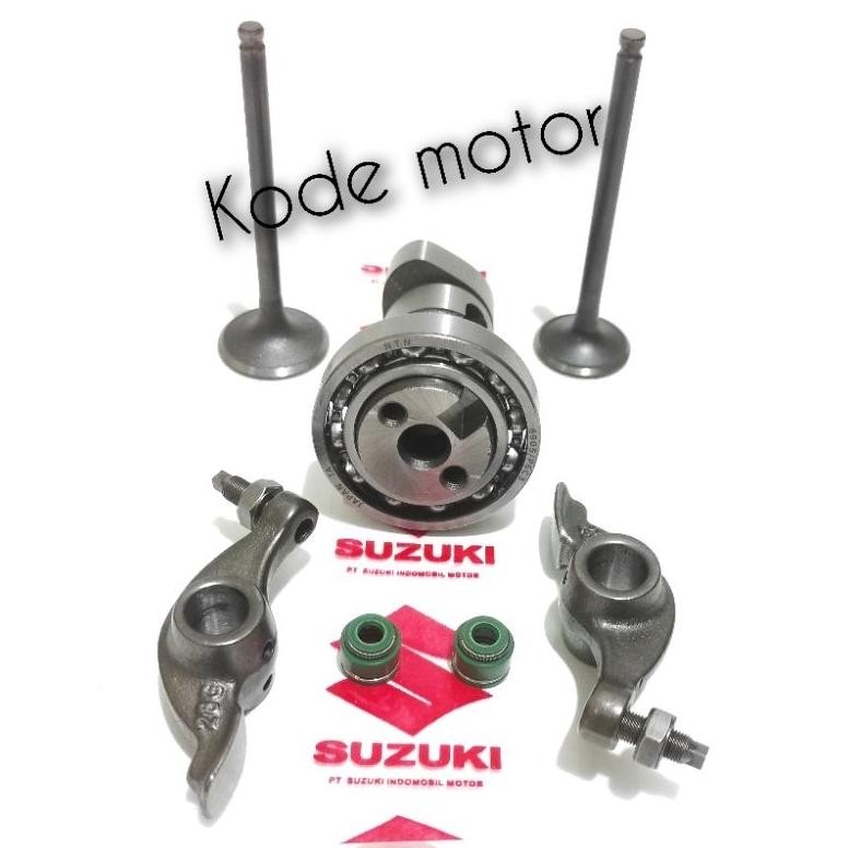 1set Shogun 125 SP Noken as + Pelatuk klep + payung Klep + seal klep Suzuki Shogun 125 Sp