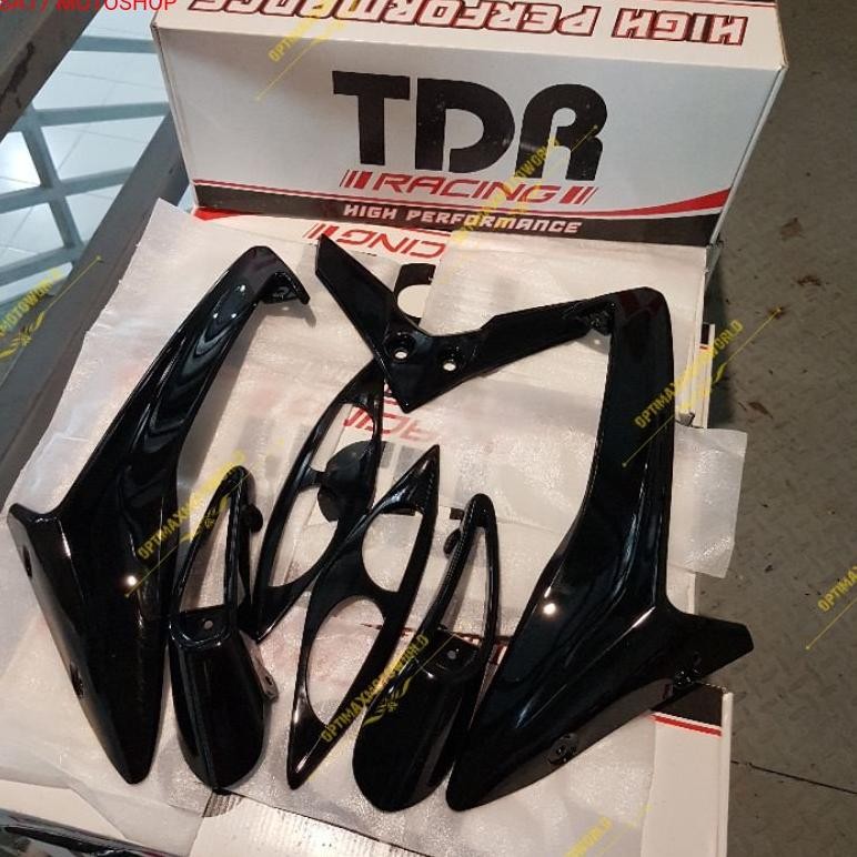 LIST BODY GARNISH TDR JUPITER MX 135 OLD BLACK ORIGINAL