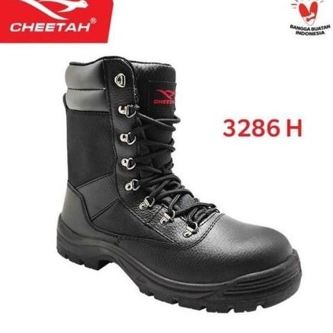new  Sepatu Safety Shoes Cheetah 3286H / Sepatu PDL Satpam Pertambangan