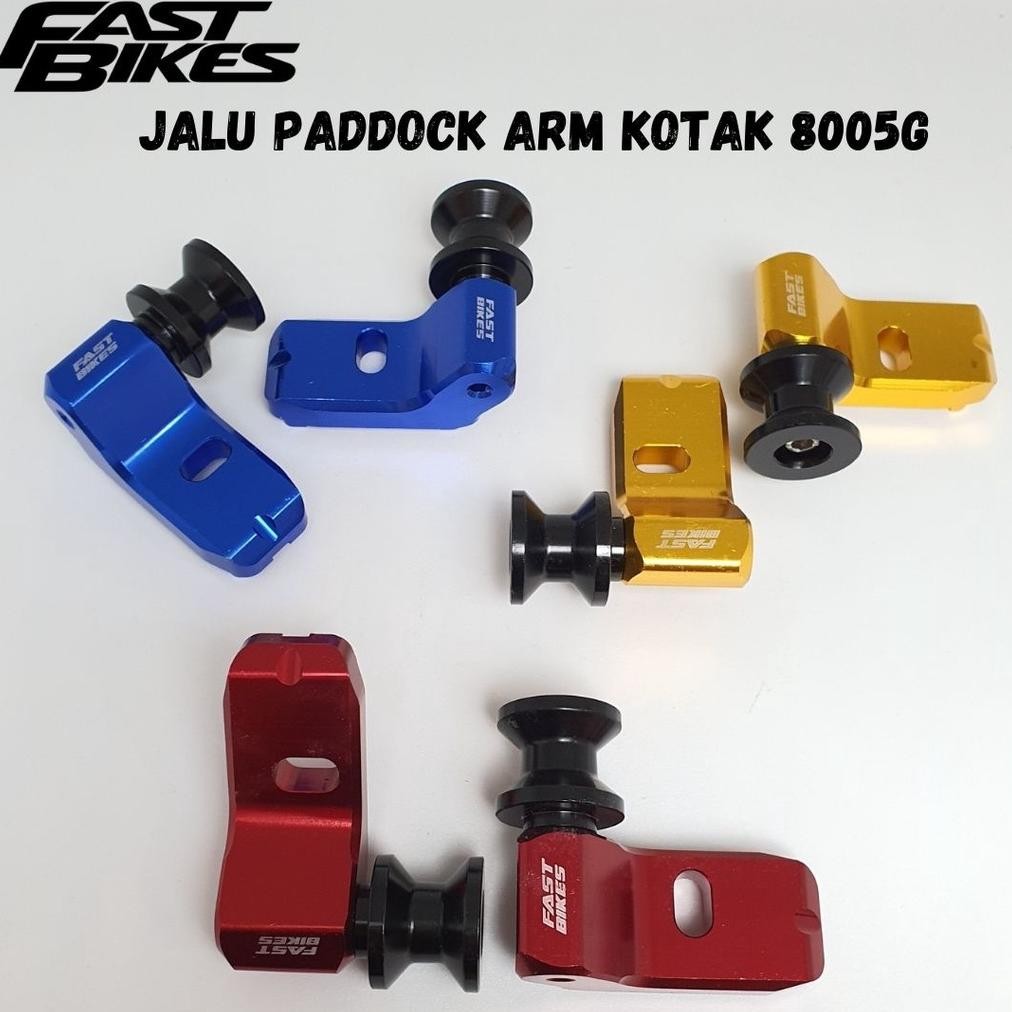 Jalu Paddock Standar Pedok Full CNC Setelan Rantai Arm Kotak Universal Motor CB 150 CBR150 NINJA R