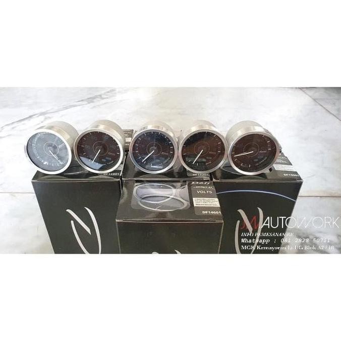 Indikator Defi A1 Watertemp Oiltemp Vacum Volt Rpm Gauge Defi