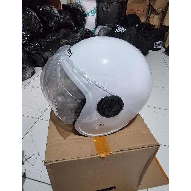 Terlaris Helm Honda Scoopy Putih Original Elegan