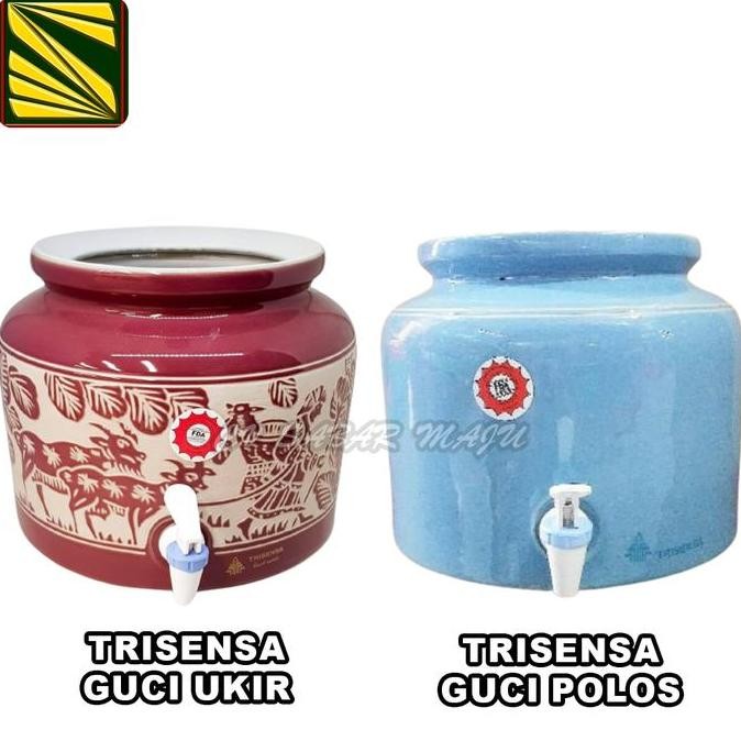 Tempat Guci Galon Air Minum, Guci Galon, Guci Keramik Trisensa