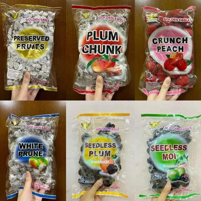 

GOLDEN EAGLE WHITE PRUNE/ PLUM CHUNK/ CRUNCH PEACH/ PRESERVED FRUITS