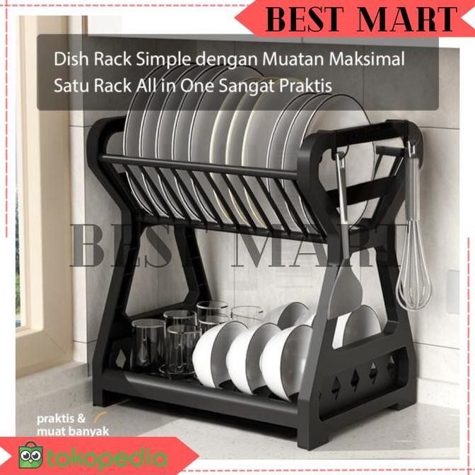 Rak Piring Wastafel 2 Susun Plastik