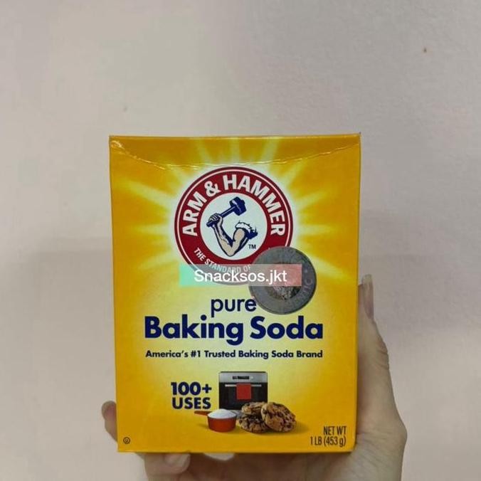 

Baking Soda Asli USA Merk Arm & Hammer Baking Soda 454gr