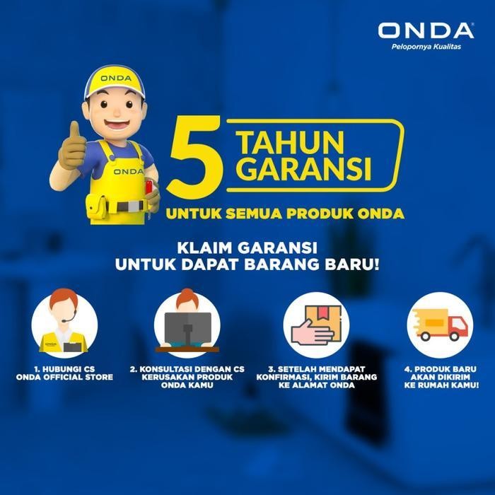 Jet Shower Toilet Onda S 88 Ccs Chrome - Bidet Cebok Closet + Selang Original Dan Terpercaya