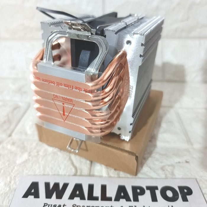Cpu Cooler Kipas Fan Processor Cpu Intel Amd Tembaga 6 Pipa Super Original Dan Terpercaya
