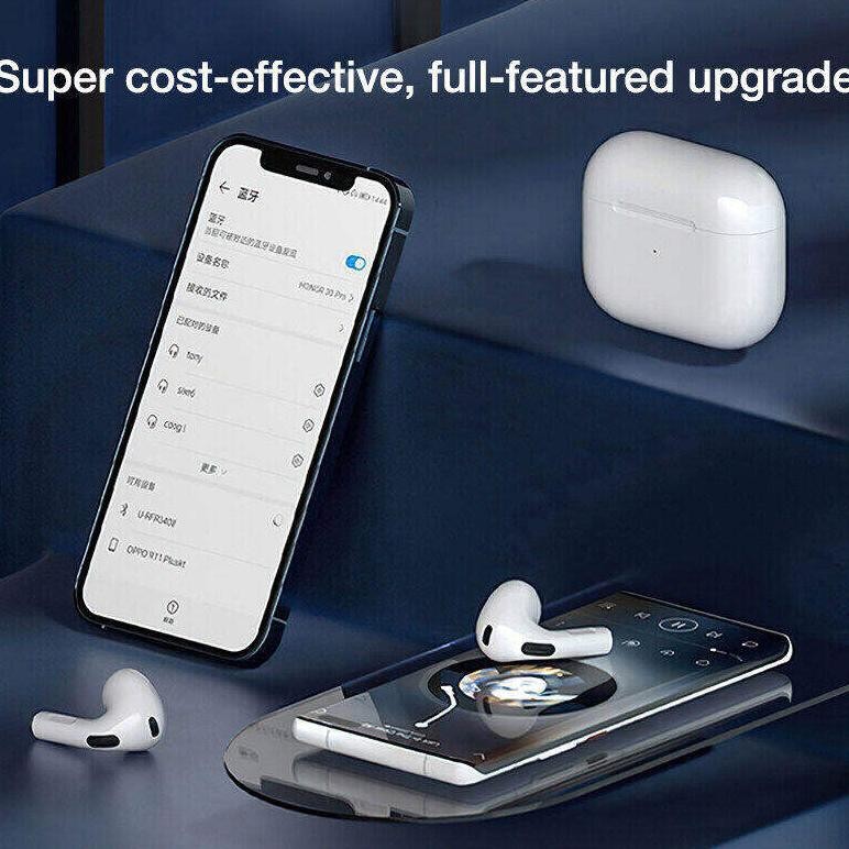 Promo Earphone Bluetooth Pro 4 Tws Aerphone Bluetooth Android Original Promo Pengguna Baru Earphone 