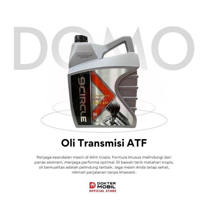 Oli Transmisi Mobil Matic 9 Circle Atf Black 4 Liter 100% Synthetic Untuk Speed Transmisi 4-5