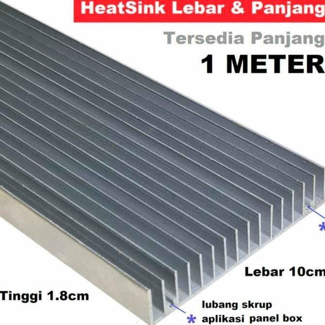 Aluminium Heatsink Besar Box Pendingin Led Ic Transistor Mosfet Final