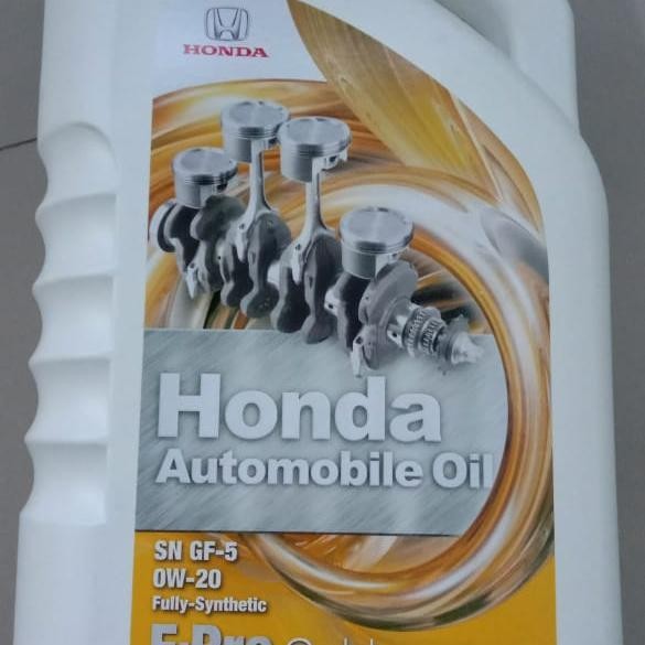 Honda Oli E-Pro Gold Sn Gf-5 0W-20 Fully-Synthetic 1 Galon Isi 4Ltr Untuk Mobil Non Turbo Honda Brio