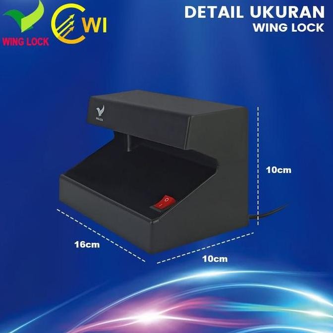 Money Detector Alat Pendeteksi Uang - Winglock Wl-118 4W