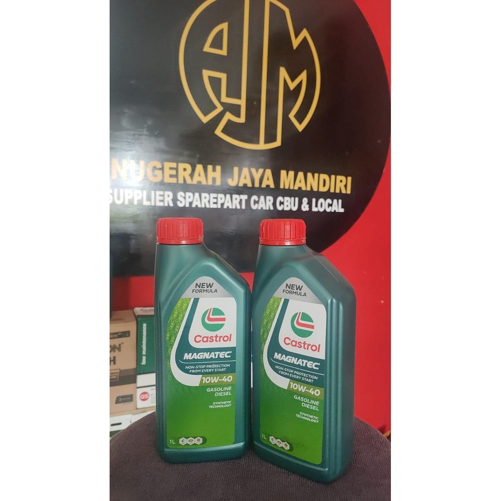 Oli Mesin Mobil Castrol Magnatec 10W/40 Bensin Dan Diesel Asli