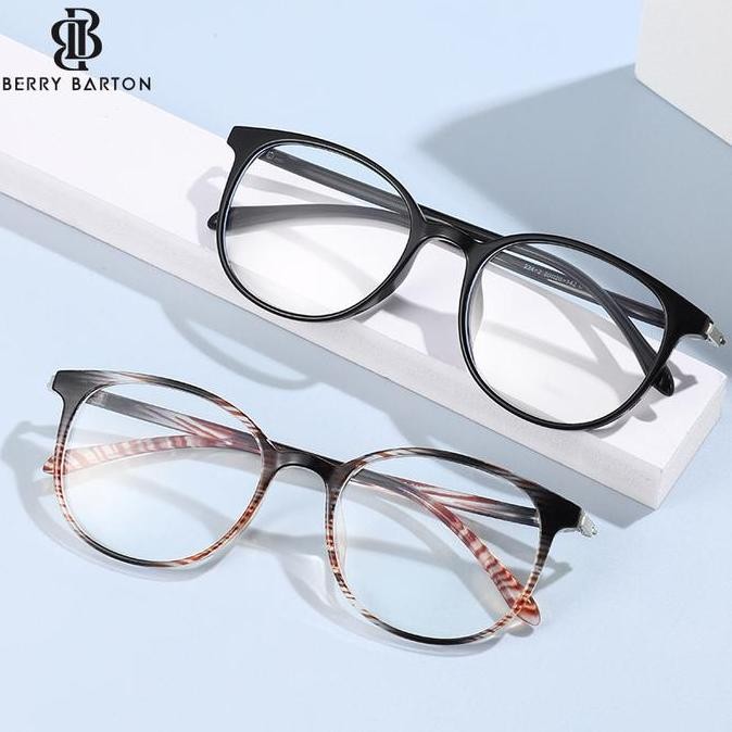 Kacamata Minus Frame Bulat Pria/Wanita Berrybarton 234-2