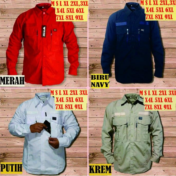KEMEJA TACTICAL SIZE S - 4XL BIG SIZE JUMBO PDL BAJU LAPANGAN OUTDOOR