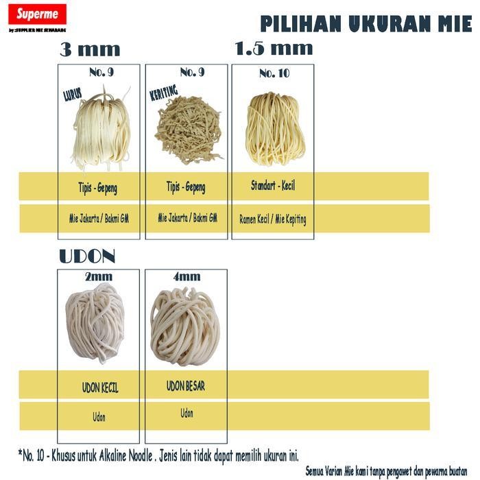 

Mie Udon Mentah Ukuran Besar / Ramen / Udon