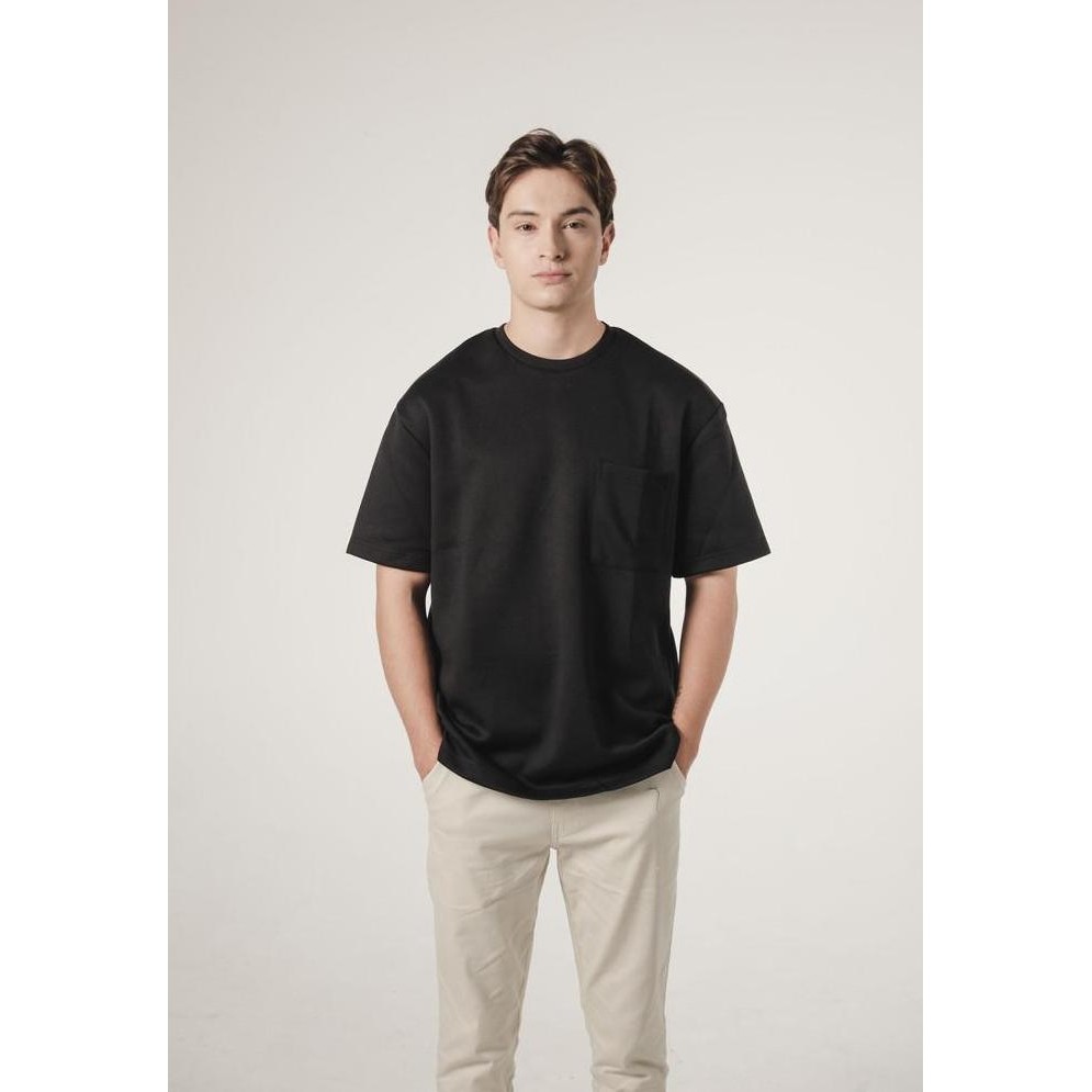 LARUSSO Molecule Oversize Pocket Tee - Jet Black