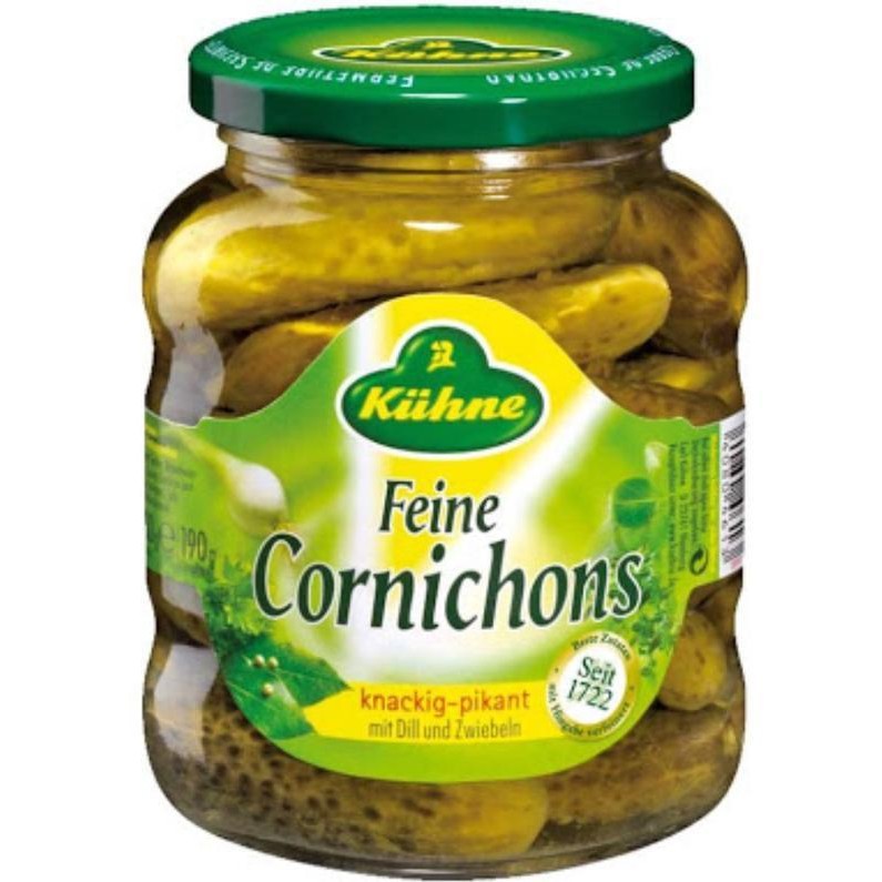 

Kuhne Feine Cornichons Makanan Siap Saji Acar Import