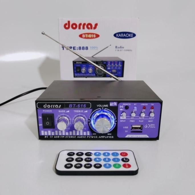 NEW Power Amplifier Bluetooth Dorras DS-616 Karaoke Radio FM USB MMC Card terlaris [terbaik][terlari
