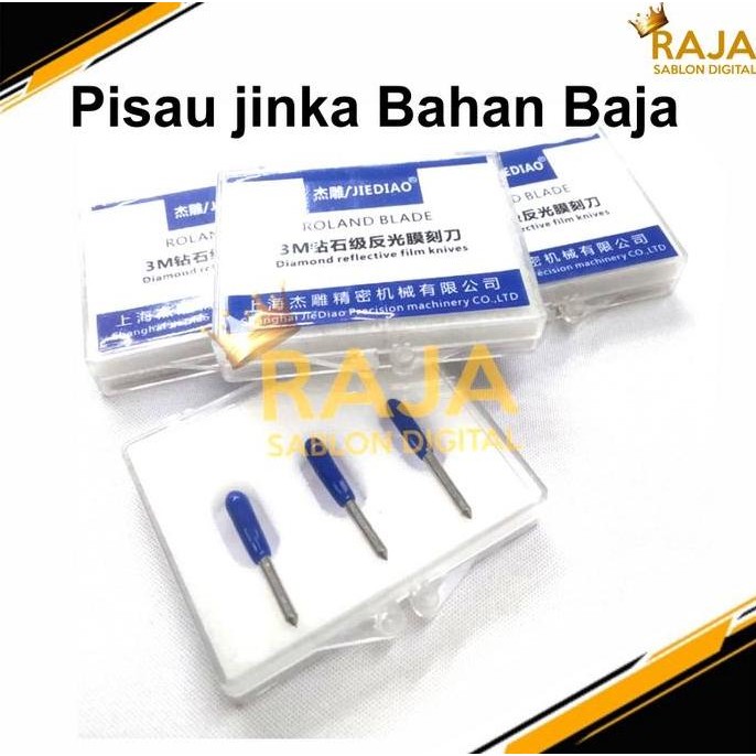 

Promo Mata Pisau Jinka 60 derajat Baja | Pisau Mesin Cutting jinka Isi 3 pcs COD