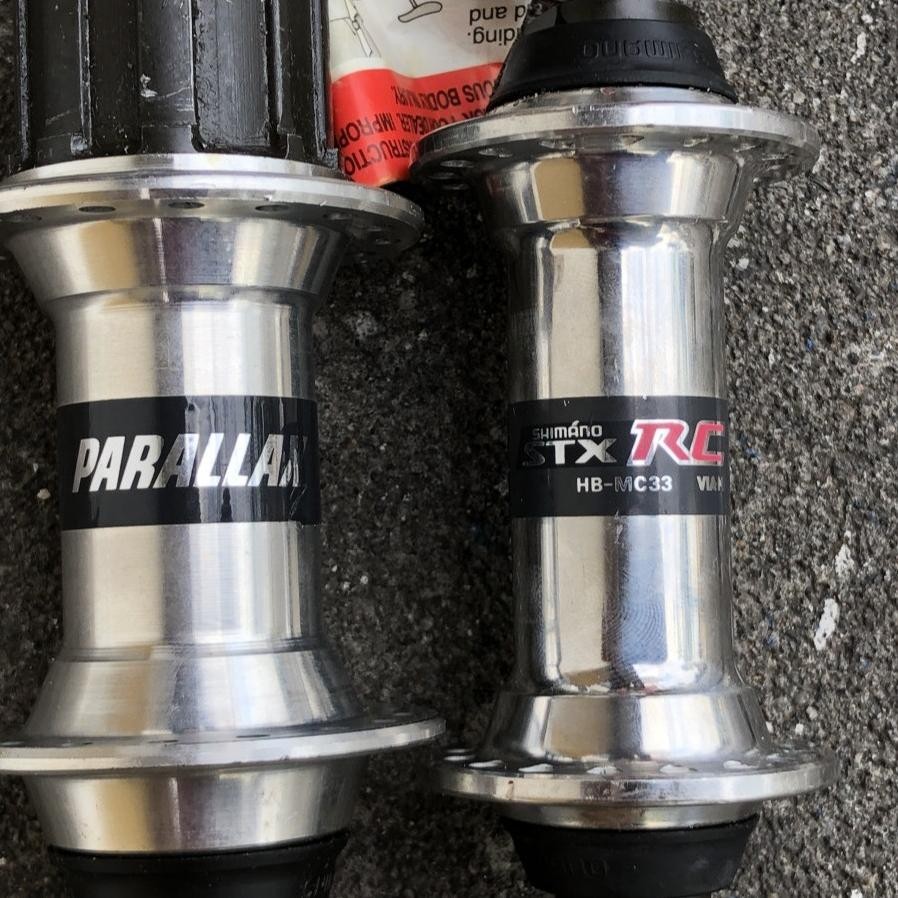 Part Sepeda Hub Freehub 32 Hole Silver Vintage Shimano Parallax Stx Rc Mc33 Nos  Hub Freehub  32 Hol