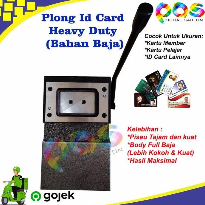 

Promo Mesin Plong Heavy Duty / Pon Pvc Id Card / Alat Pemotong Kartu PVC COD