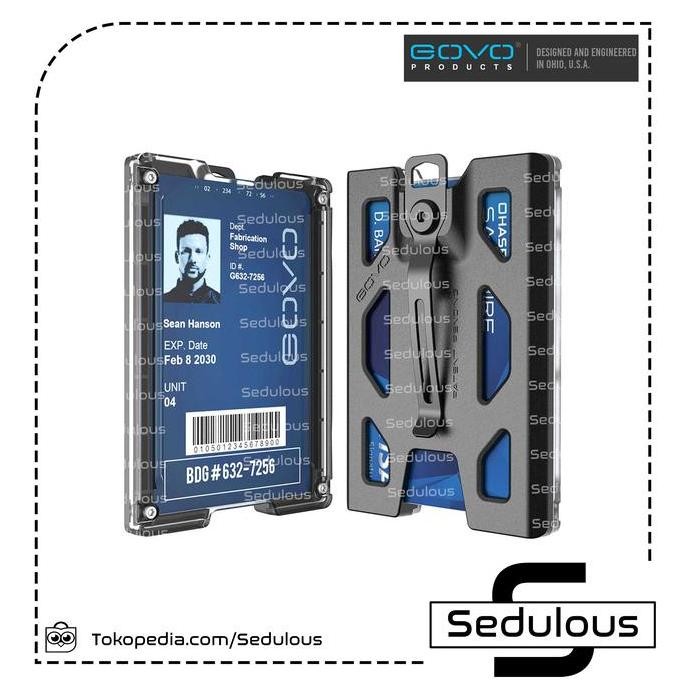 

GoVo Badge ID Card Holder/Wallet Tactical ID card Plastic