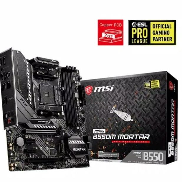 TERMURAH - Motherboard MSI MAG B550M MORTAR