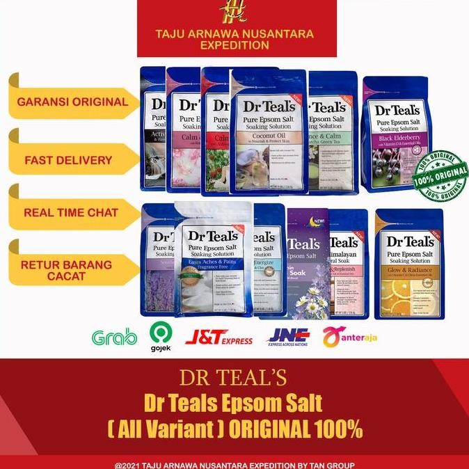 

BEBAS ONGKIR - Dr Teals Pure Epsom Salt (1,5kg) ORIGINAL 100%