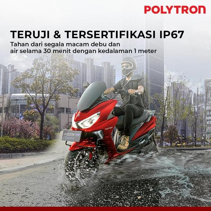 (newstore) SUBSIDI POLYTRON Fox R Sepeda Motor Listrik - OTR luar Jabodetabek