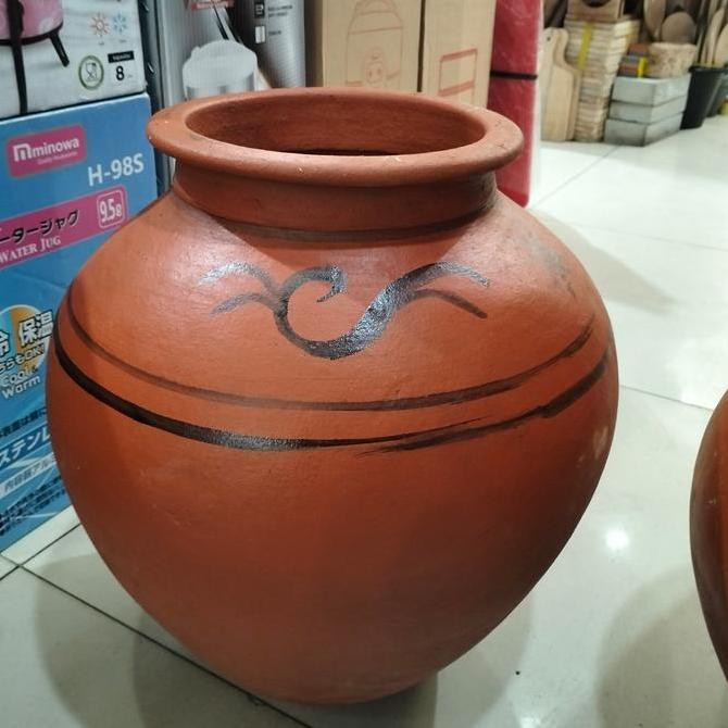 NEW GENTONG TANAH LIAT BESAR / GENTONG BERAS / GENTONG AIR 15 LITER