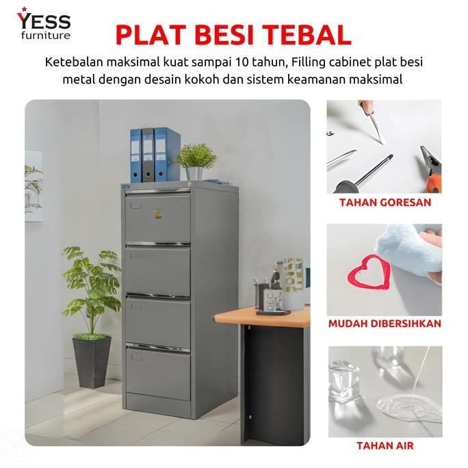 TERBARU - Filling Cabinet 4 Laci VIP V - 304