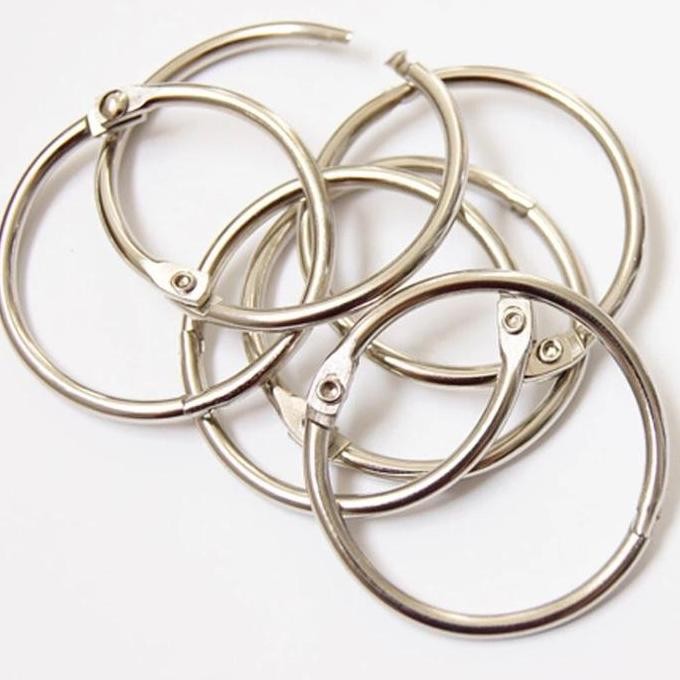 

BEBAS ONGKIR - Grosir Ring Buka Tutup 5cm 5 lusin Binder Ring 50mm nikel 5 cm 50 mm