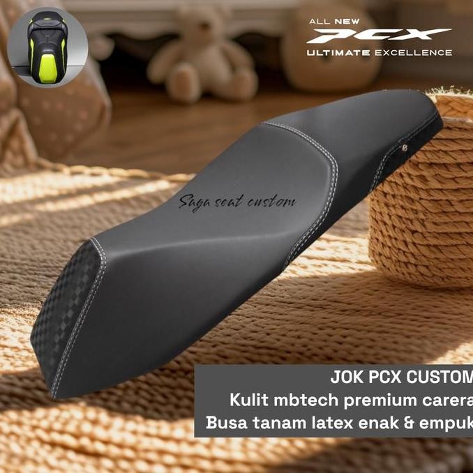 / Jok Pcx Bahan Mbtech Carera Plus Latex /