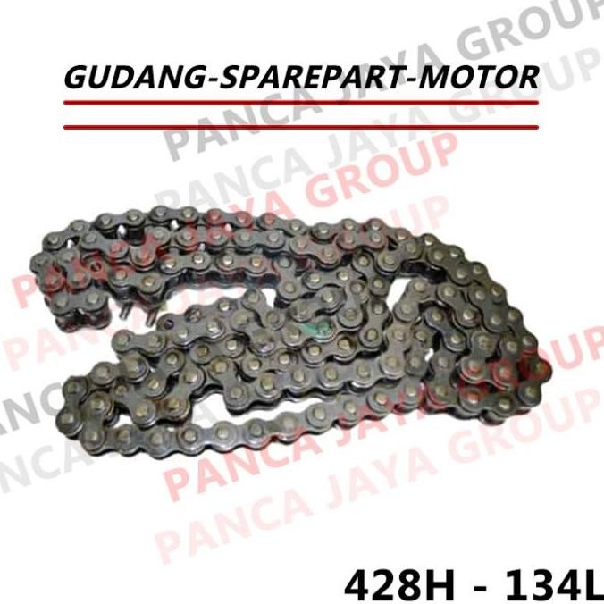 // RANTAI RODA GEAR GIR 428H-134L 134 VIAR CROSS CROS X 200-250 GT SE ES DB //