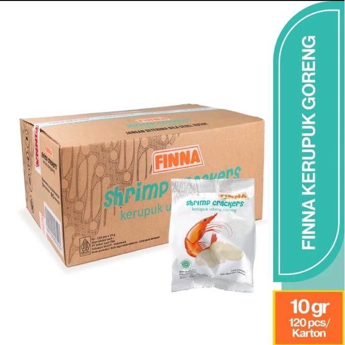 

SEDIA! Promoo ambyarr 1 dus Kerupuk udang Finna isi 120 pcs Ori!!