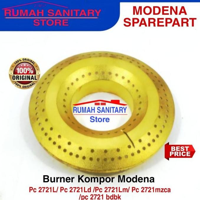NEW Sparepart Burner MODENA Pc 2721 / Pc 2721L Kompor gas
